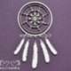 Chipboard "Catch your dreams - dreamcatcher, pattern 1", 1 set