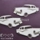 Chipboard "Twist - car", 3 pcs