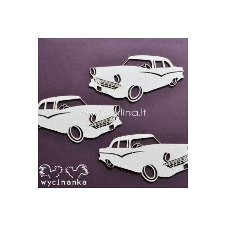 Chipboard "Twist - car", 3 pcs
