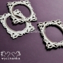 Chipboard "Charming - decorated frame 2", 4 pcs