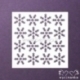Stencil-mask "DECEMBER DIARY - snowflakes", 14,5x14,5 cm