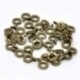 Bail bead, antique bronze, 11x8 mm