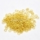Open jump ring, gold plated, 4x0,7 mm, 10 pcs