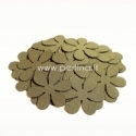Fabric flower, light mossy, 1 pc, select size
