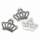 Pendant "Crown", antique silver, 18x22 mm