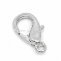 Užsegimas karabinas, ant. sidabro sp., 12x7 mm, 1 vnt