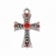 Pendant "Cross", antique silver, 26x17 mm