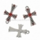 Pendant "Cross", antique silver, 26x17 mm
