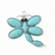 Pendant "Dragonfly", antique silver, 87x72 mm