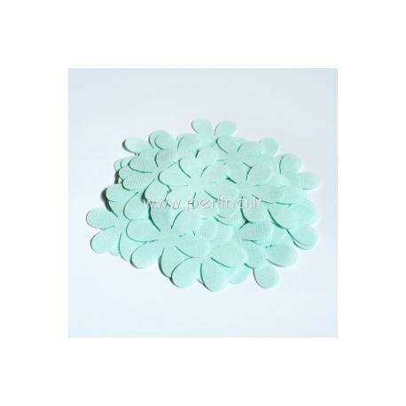 Fabric flower, light mint, 1 pc, select size