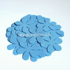 Fabric flower, hot blue, 1 pc, select size