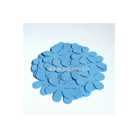 Fabric flower, hot blue, 1 pc, select size