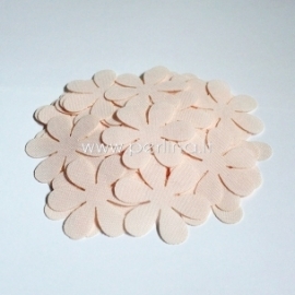 Fabric flower, light peach, 1 pc, select size