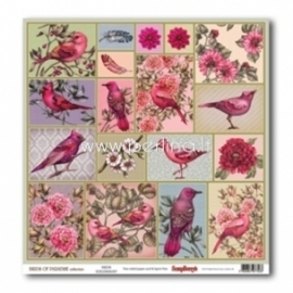 Paper "Birds - Birds of Paradise", 30,5x30,5 cm
