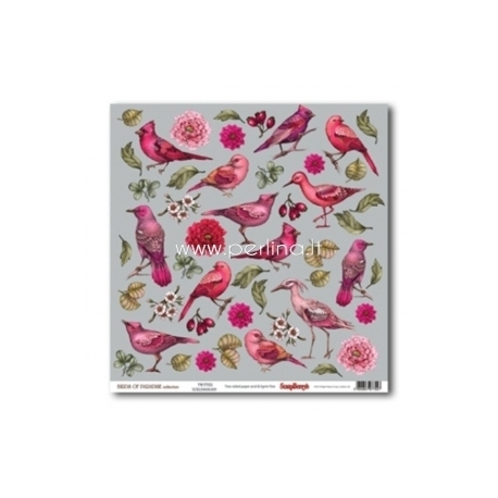 Paper "Twitter - Birds of Paradise", 30,5x30,5 cm