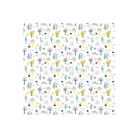 Popierius "Habitat - Forest Friends collection", 30,5x30,5 cm