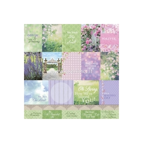 Paper "Cards 1 - In Bloom collection", 30,5x30,5 cm