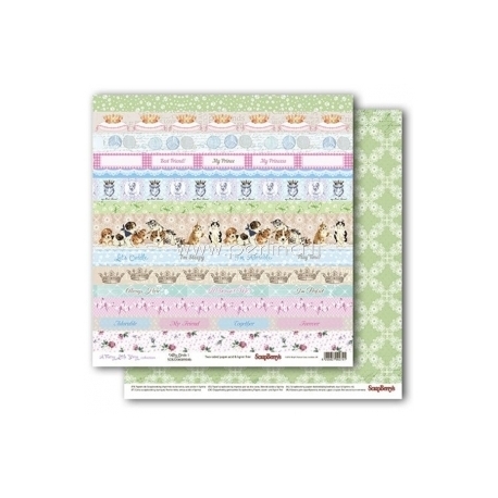 Paper "Kitty Cards 1 - A Furry Little Story collection", 30,5x30,5 cm