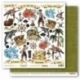 Paper "Pirate Paradise (Cards) - The Pirate's Treasure collection", 30,5x30,5 cm