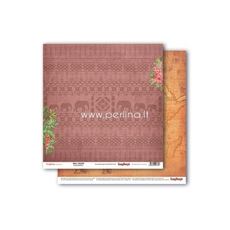 Paper "New World - Tropics collection", 30,5x30,5 cm
