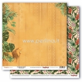 Paper "A Special Guest - Tropics collection", 30,5x30,5 cm