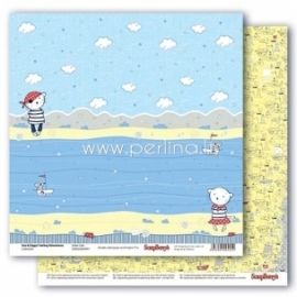 Paper "Sailor Cats - Zoe & Ziggy's Sailing Adventures collection", 30,5x30,5 cm