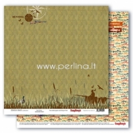 Paper "Gone fishing - Adventure Awaits collection", 30,5x30,5 cm