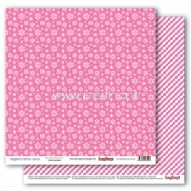 Paper "Snowflakes Pink Crush - Elegantly Festive collection", 30,5x30,5 cm