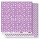 Paper "Reindeer Lustrous Lilac - Elegantly Festive collection", 30,5x30,5 cm