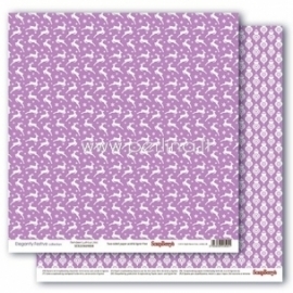 Paper "Reindeer Lustrous Lilac - Elegantly Festive collection", 30,5x30,5 cm