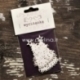 Kartoninė detalė "Very Merry - eglutės", 3 vnt.