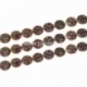 Natural shell bead, dyed, 25 mm, 1 pc