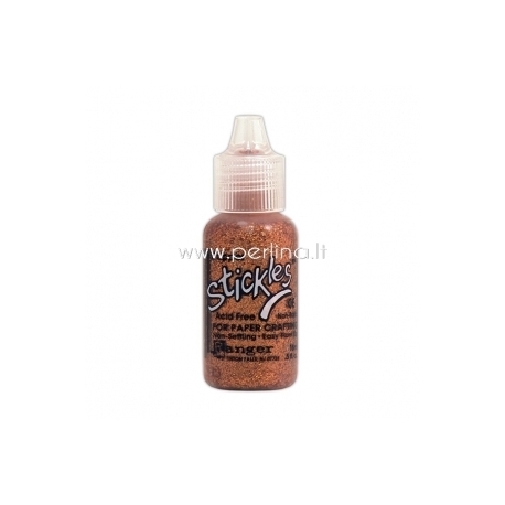 Blizgūs klijai "Stickles - Copper", 18 ml