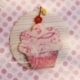 Chipboard "Cupcakes", 3 pcs