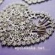 Chipboard "Lacy heart", 3 pc
