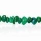 Kriauklės karoliukų juosta, žalios sp., 15x5 mm - 6x5 mm, 80 cm