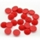 Resin cabochon "Red Flower", 15x6 mm