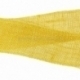 Natural jute ribbon, yellow, 6 cm, 2 m