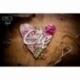Chipboard "Valentine's Day - background", 3 pcs