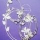 Chipboard "In the garden - frame with apple flower", 3 pcs