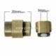 Magnetic clasp, antique bronze, 20x14 mm
