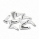 Pendant "Foot", antique silver, 18x10 mm