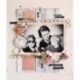 Chipboard "Background & Border - Circle", 2 pcs