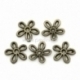 Bead cap, antique bronze, 11x11 mm, 1 pc
