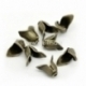 Bead cap, antique bronze, 16x14 mm, 1 pc