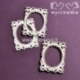 Chipboard "Charming - decorated frame 2", 4 pcs