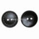 Wood button, dark coffee, 20 mm