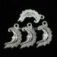 Pendant "Half Moon", antique silver, 27x15 mm