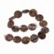 Natural shell bead, dyed, 25 mm, 1 pc