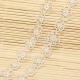 Cotton lace ribbon, light yellow, 20 mm, 1 m